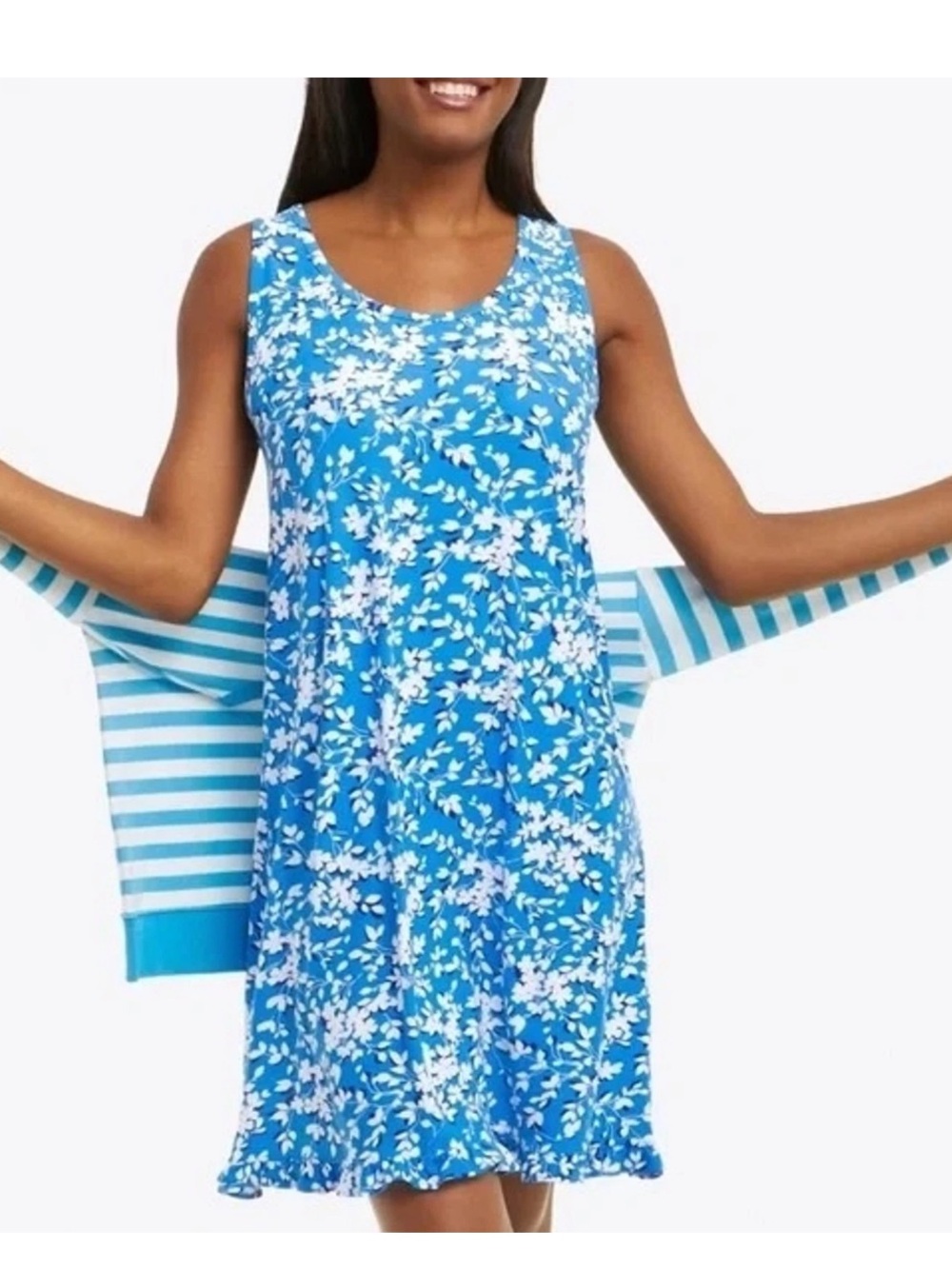 Draper James ruffle sleep dress in floral. Never worn. 59 retail